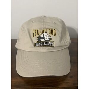 Simms Yellow Dog Flyfishing Adventures Tan Hat NWT Adjustable Strapback